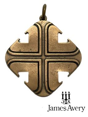 James Avery Bronze Cross - Vintage. Rare Design